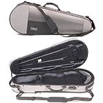 Bam Stylus 5101SG Contoured 16 3/8" Grey Viola Case