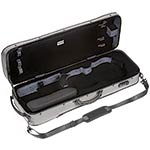 Bam Stylus 5141SG Oblong 16 3/8" Grey Viola Case