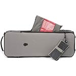 Bam Stylus 5141SG Oblong 16 3/8" Grey Viola Case