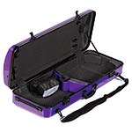 Galaxy Zenith 400SL Oblong Adjustable Purple Viola Case with Gray Interior