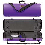 Galaxy Zenith 400SL Oblong Adjustable Purple Viola Case with Gray Interior
