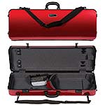 Galaxy Zenith 400SL Oblong Adjustable Red Viola Case with Gray Interior