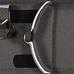 Galaxy Zenith 400SL Oblong Adjustable White Viola Case with Gray Interior