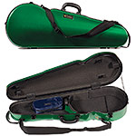 Galaxy Comet 700SL Shaped Adjustable Green Viola Case with Gray Interior