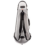 Galaxy Comet 700SL Shaped Adjustable Silver Viola Case with Gray Interior