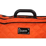 Bam Hoodies Cover for Hightech Contoured Violin Case, Orange