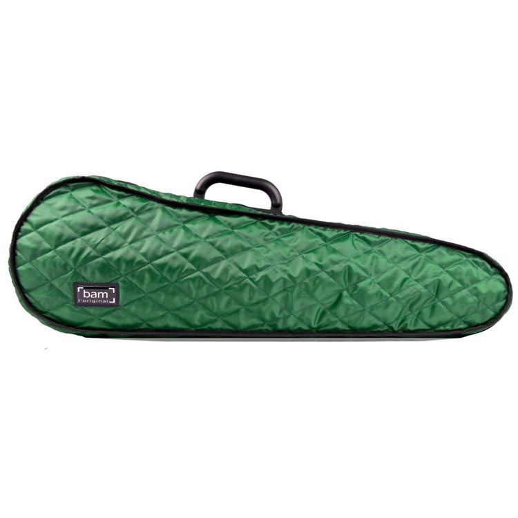 Bam Hoodies Cover for Hightech Contoured Violin Case, Green