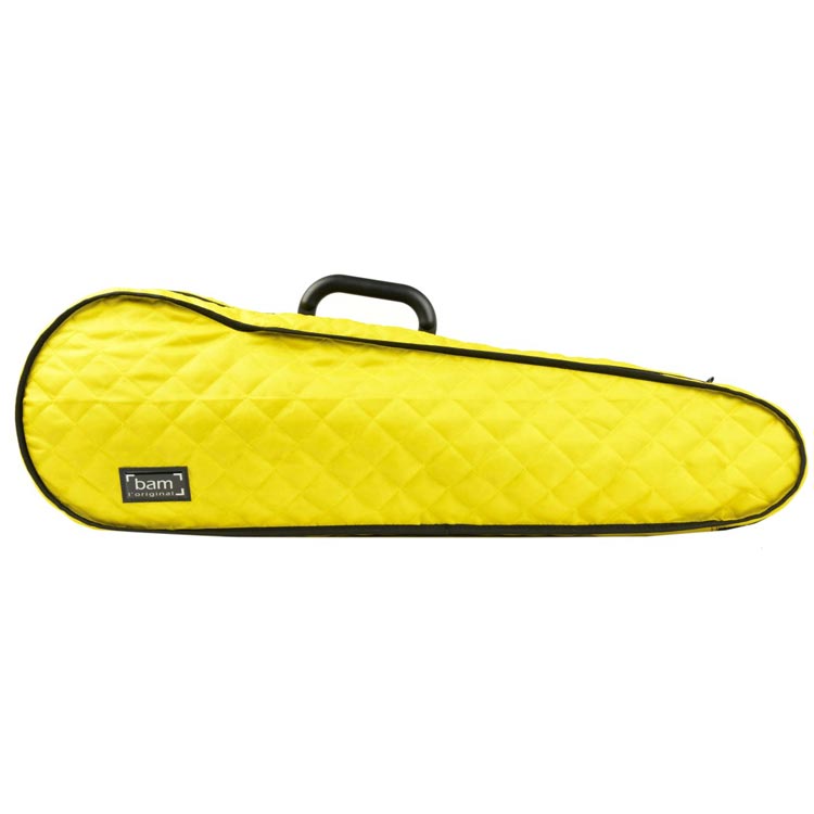 Bam Hoodies Cover for Hightech Contoured Violin Case, Yellow