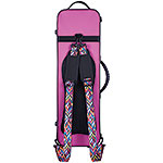 Bam Youngster 3/4–1/2 Oblong Violin Case, Dark Pink/Black