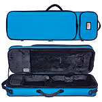 Bam Youngster 3/4-1/2 Oblong Violin Case, Blue/Black