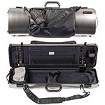 Bam Hightech Oblong 4/4 Violin Case with Pocket 2011XLT Tweed