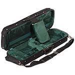 Bobelock 1002 Oblong 1/2 Violin Case with Green Velour Interior