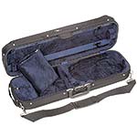 Bobelock 1002 Oblong 1/2 Violin Case with Blue Velour Interior