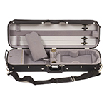 Bobelock 6002 Hill Style Lite 4/4 Violin Case with Gray Velvet Interior