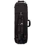 Carlisle 3500 Hill Style Oblong 4/4 Violin Case, Two Tone Tan/Green interior