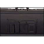 Carlisle 3500 Hill Style Oblong 4/4 Violin Case, Two Tone Tan/Blue interior