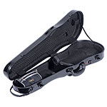 Galaxy Supernova Shaped 4/4 Violin Case, Black with Black Trim