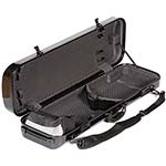 Galaxy Zenith 500SL Oblong Violin Case, Black/Gray