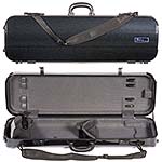 Galaxy Zenith 500SL Oblong Violin Case, Black/Gray