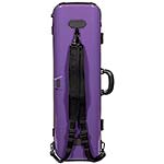 Galaxy Zenith 500SL Oblong Violin Case, Purple/Gray