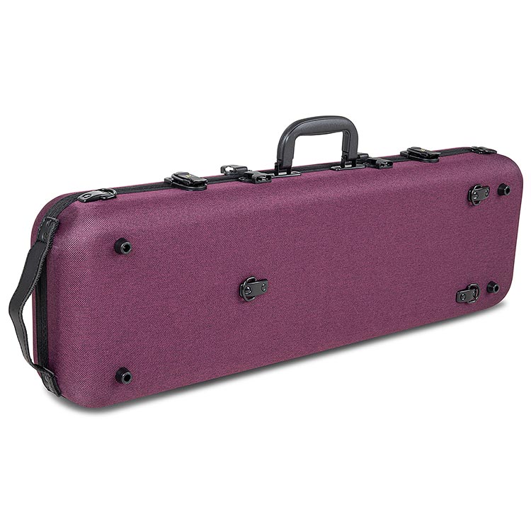 GEWA BioA Oblong 1/24/4 Violin Case, Purple Carriage House Violins
