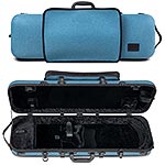 GEWA Bio-A Oblong 1/2-4/4 Violin Case, Blue