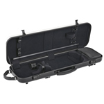 Gewa Air Anniversary Violin Oblong Case with subway handle, White/Black