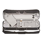 Bobelock 4002 JSI Oblong 4/4 Violin Case, velvet (black/silver)