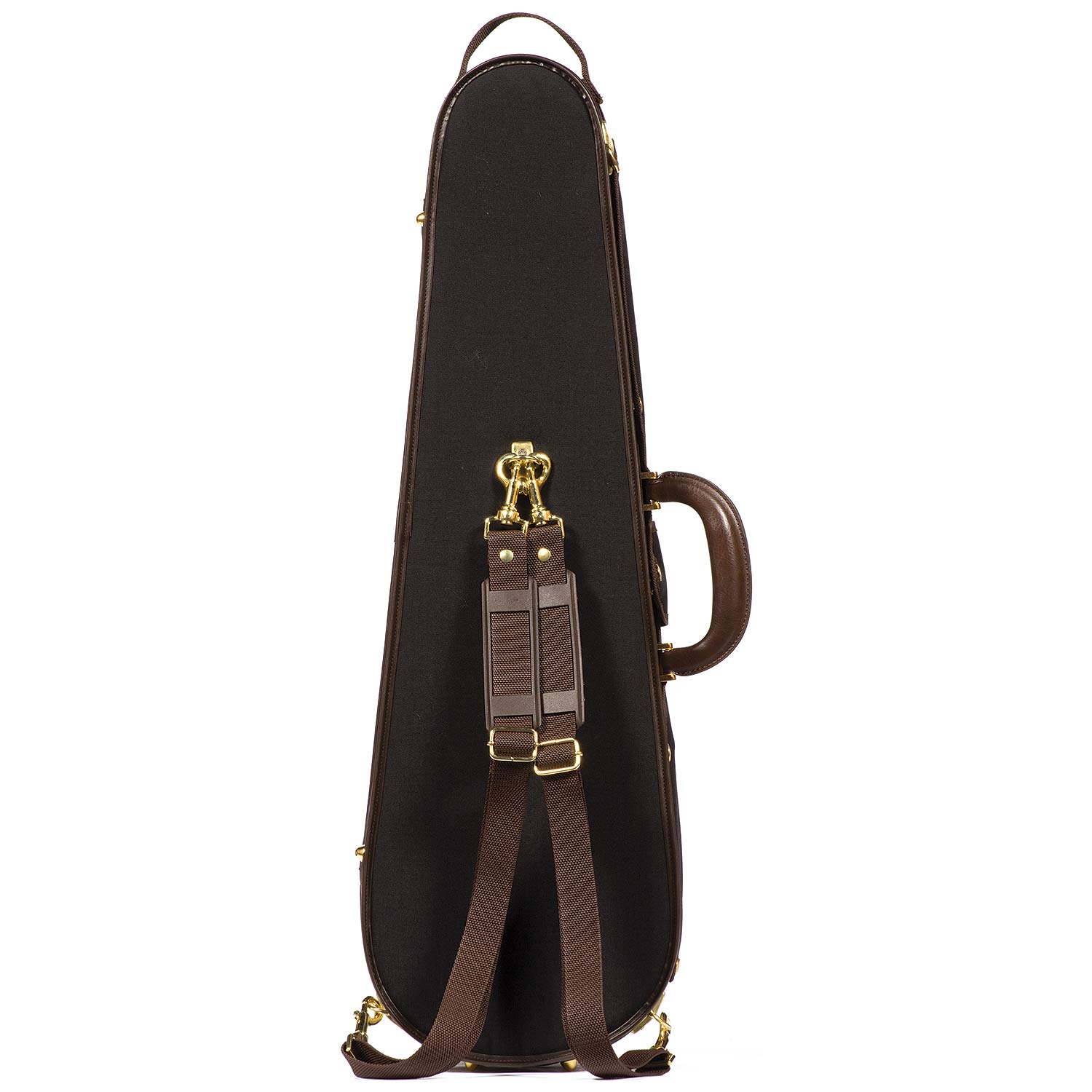 Musafia S3011 Luxury Dart Shaped Classic Violin Case with Black