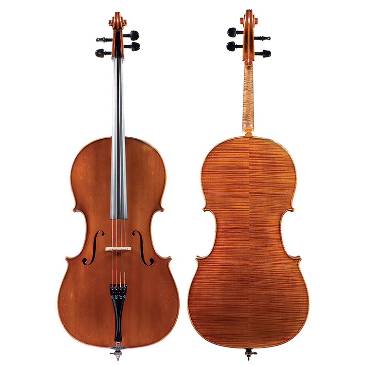 Cremona school cello labeled "Giacomo e Leandro Bisiach", late 20th century