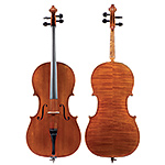 Cremona school cello labeled "Giacomo e Leandro Bisiach", late 20th century