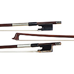 Nürnberger workshop nickel-mounted violin bow, early 20th century