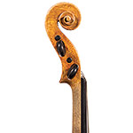 1/8 German violin labeled "J.A. Baader, Mittenwald, 1902".