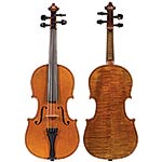 3/4 French violin branded 'Charles Bailly', Mirecourt circa 1900