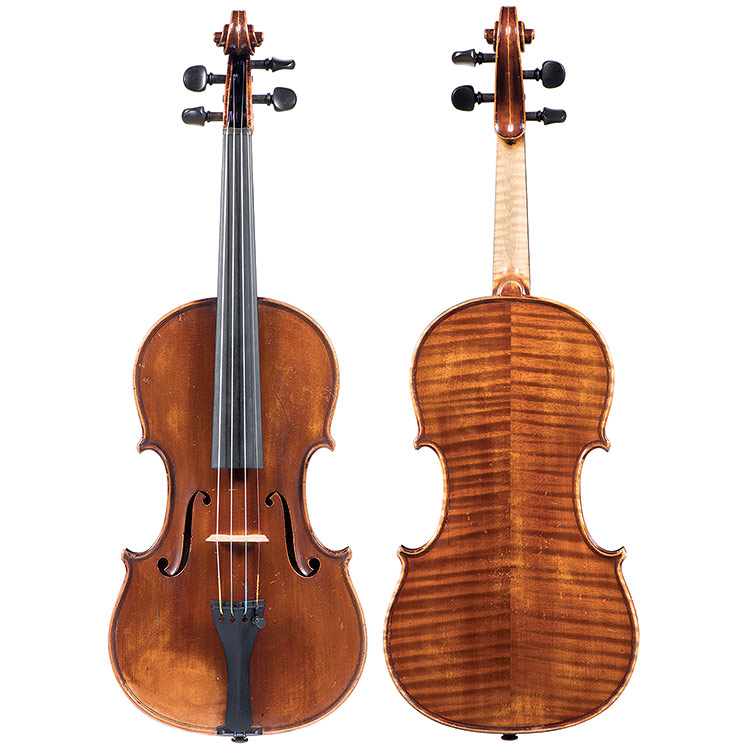 American violin labeled "May and Weidilich", Hartford, CT 1911