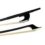 Glasser Standard Fiberglass French 1/10 Bass Bow, Black