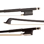 Glasser Standard Fiberglass 4/4 Cello Bow, Black