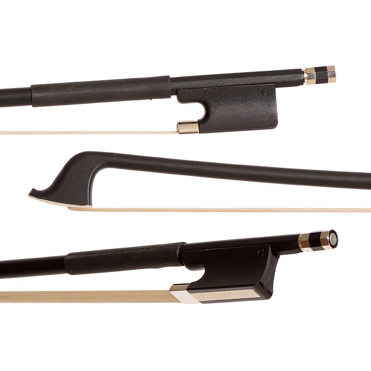 Glasser Standard Fiberglass 1/4 Cello Bow, Black