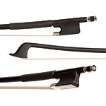 Glasser Standard Fiberglass 1/10 Cello Bow, Black