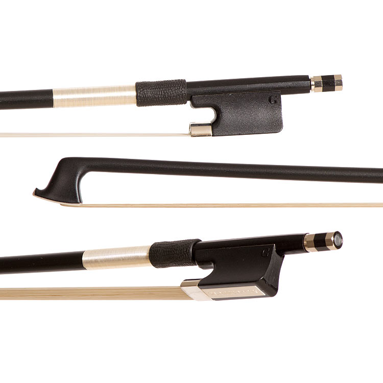 Glasser Premium Fiberglass Viola Bow, Black