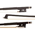 Glasser Standard Fiberglass 3/4 Violin Bow, Black