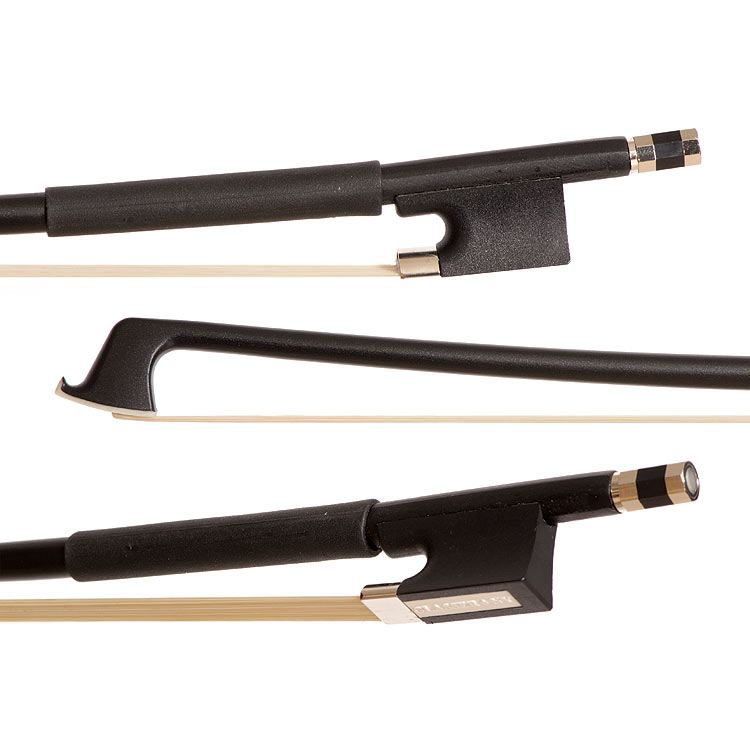 Glasser Standard Fiberglass 1/16 Violin Bow, Black