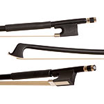 Glasser Standard Fiberglass 1/32 Violin Bow, Black