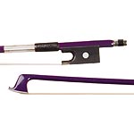 Glasser Premium Fiberglass 4/4 Violin Bow, Purple