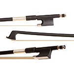 Glasser Premium Fiberglass 1/4 Violin Bow, Black