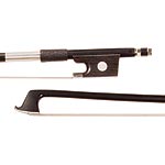 4/4 Glasser X Series carbon graphite violin bow, black