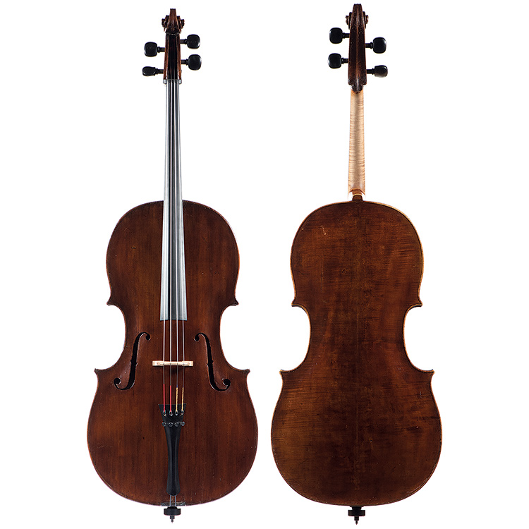 7/8 German cello probably by Carl Friedrich Heyer, circa 1780