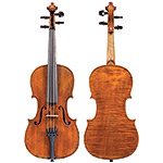 3/4 Unlabeled Saxon violin, 19th century