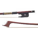 1/4 Arcos Brasil nickel-mounted cello bow