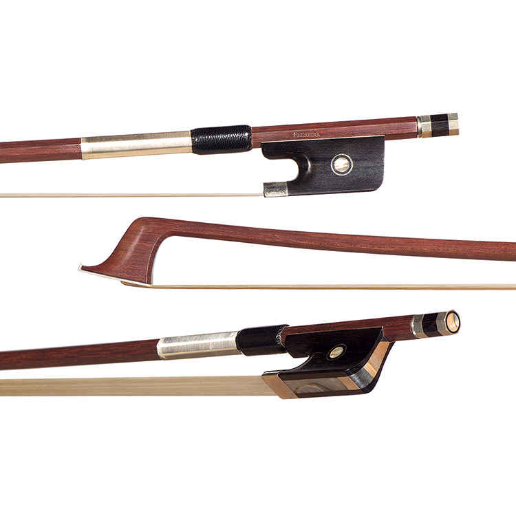 Ferreira Brazilwood Nickel-Mounted Cello Bow